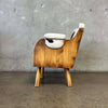 Coronado Furniture 1930's Barrel Chair w/Cowhide Cushions