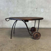 Monterey Furniture 1930's Rare Rolling Cart Coffee Table