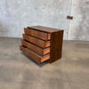 Mid Century Modern Four Drawer Dresser By Van Pelt - Belgium 1970's
