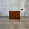 Mid Century Modern Two Door Cabinet By Van Pelt - Belgium 1970's