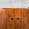 Mid Century Modern Two Door Cabinet By Van Pelt - Belgium 1970's