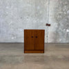 Mid Century Modern Two Door Shelf Cabinet By Van Pelt - Belgium 1970's