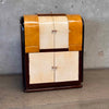 Art Deco Dry Bar With Three Storage Compartments