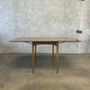 Mid Century Modern Drop Leaf Table & Six Chairs - All Original