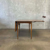 Mid Century Modern Drop Leaf Table & Six Chairs - All Original