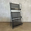 1950s Iron Magazine Rack - Folding Back Leg Product Image