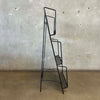 1950s Iron Magazine Rack - Folding Back Leg Product Image