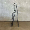 1950s Iron Magazine Rack - Folding Back Leg Product Image