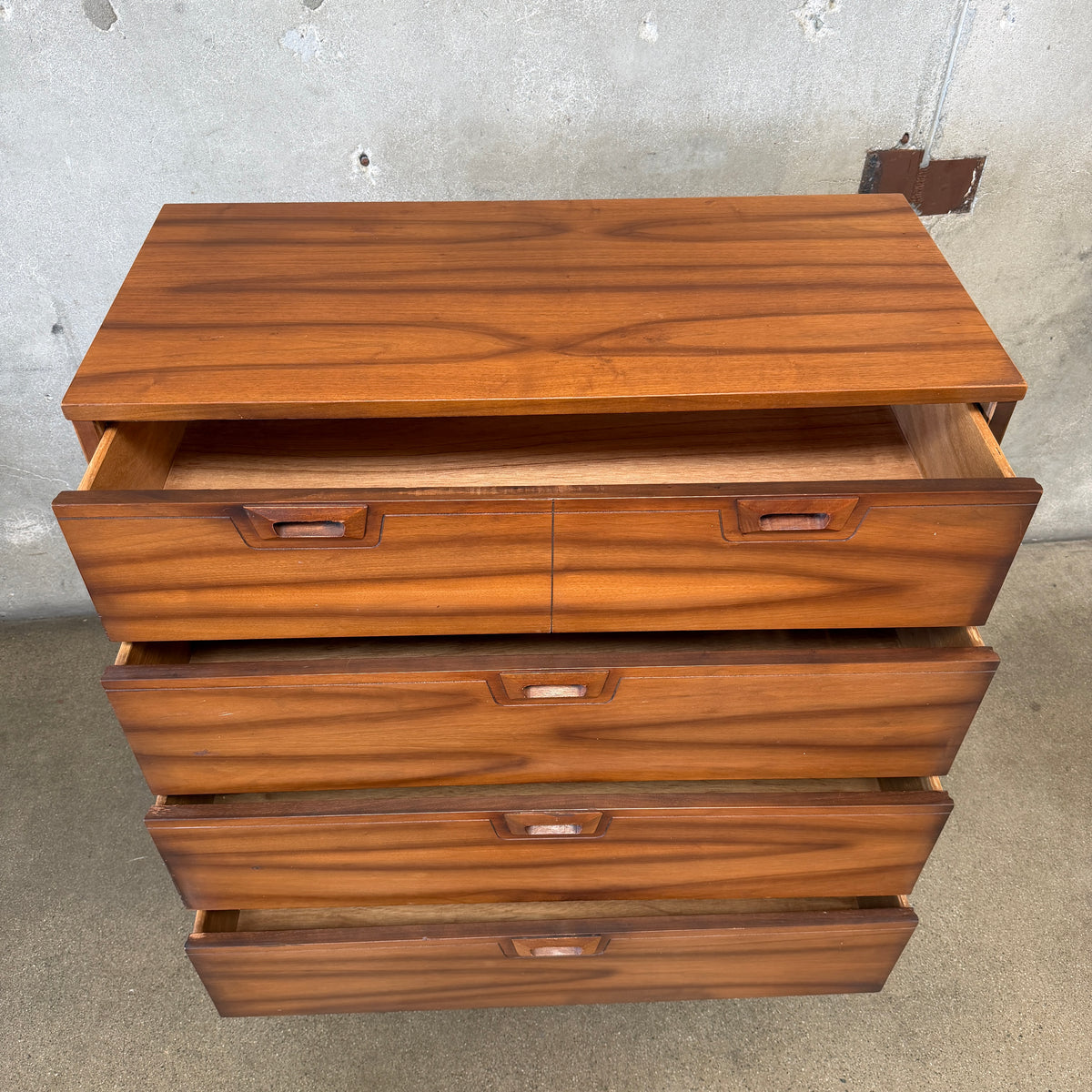 Mid Century Modern 4 Drawer Highboy JB Van Sciver