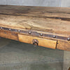 Antique Mexican Hacienda Solid Walnut Wood Dining Table