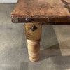 Antique Mexican Hacienda Solid Walnut Wood Dining Table