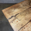 Antique Mexican Hacienda Solid Walnut Wood Dining Table
