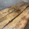 Antique Mexican Hacienda Solid Walnut Wood Dining Table