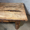 Antique Mexican Hacienda Solid Walnut Wood Dining Table