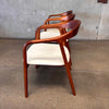 Set of Three Horse Shoe Mid Century Modern Style Chairs