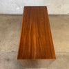 Mid Century Wood Brass Campaign Desk By Thomasville Product Image