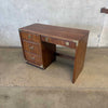 Mid Century Wood Brass Campaign Desk By Thomasville Product Image