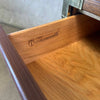 Mid Century Wood Brass Campaign Desk By Thomasville Product Image