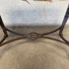 1920 Metal Bench w/Original Mohair