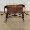 1920 Metal Bench w/Original Mohair