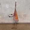 Vintage Metal Girl Pot Holder