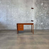 Danish Modern Drop Leaf Teak Desk