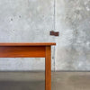 Danish Modern Drop Leaf Teak Desk