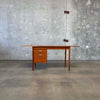 Danish Modern Drop Leaf Teak Desk