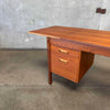 Danish Modern Drop Leaf Teak Desk