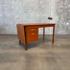 Danish Modern Drop Leaf Teak Desk