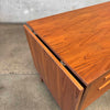 Danish Modern Drop Leaf Teak Desk