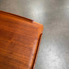 Danish Modern Cane + Teak Side Table by Poul Jensen for Selig