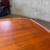 Danish Modern Cane + Teak Side Table by Poul Jensen for Selig