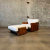 Mid Century Modern Lounge Chair + Ottoman by John Caldwell/California Modern -HOLD