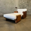 Mid Century Modern Lounge Chair + Ottoman by John Caldwell/California Modern -HOLD