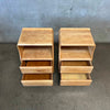 Pair of Mid Century Modern Russel Wright Stardust Nightstands