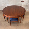 Toscano Walnut Dining Table w/ Four Chairs by Joybird