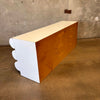 MCM White Bubble Front Six Drawer Dresser/Credenza