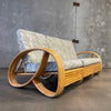Mid Century Bamboo Pretzel Sofa - 3 Piece Product Image