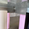 Post Modern Column Glass Top Round Dining Table Product Image