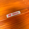 Vintage Danish Teak Trestle Base Octagon Side Table