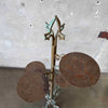 Vintage Four Tier Heavy Welded Iron Plant or Candle Stand