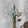 Vintage Four Tier Heavy Welded Iron Plant or Candle Stand