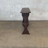 1940s Colonial Revival Accent Table w Lower Bookshelf