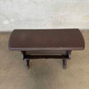 1940s Colonial Revival Accent Table w Lower Bookshelf