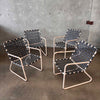 Set of Four Brown Jordan Patio Chairs