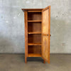 Vintage Solid Wood Pantry Cabinet - Pine w/ Four Shelves