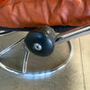 1971 Camel Leather Ekornes "Stressless" Recliner & Ottoman