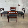Set of (4) Vintage Danish Kai Kristainsen Model 301