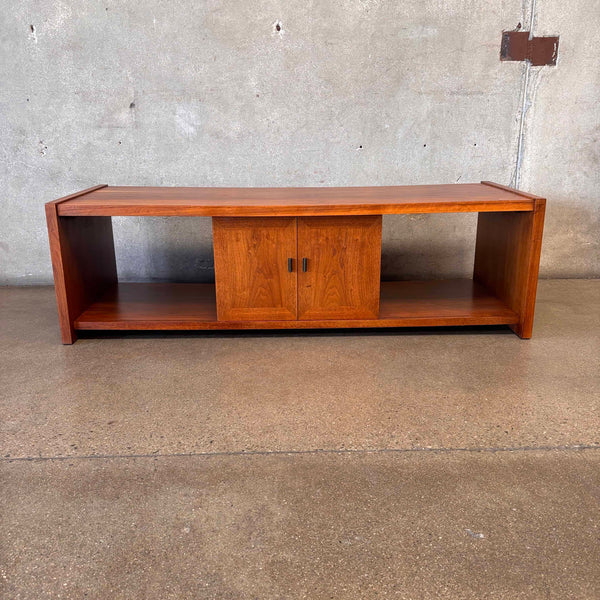 Vintage Mid Century Modern Walnut Media Console/Coffee Table